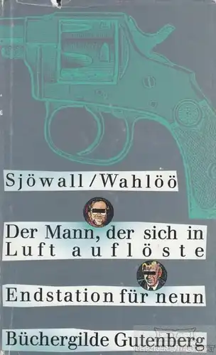 Buch: Der Mann, der sich in Luft auflöste / Endstation für neun, Sjöwall. 1990