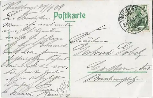 AK Eisenach. Lutherhaus. ca. 1908, Postkarte. Ca. 1908, Verlag C. Jagomann