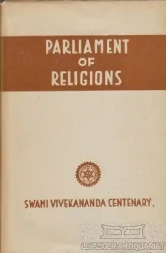 Buch: Parliament of Religions, Sambuddhananda, Swami. Ca. 1964, (1963 - 64)
