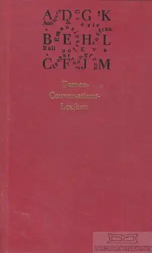 Buch: Damen-Conversations-Lexikon, Herloßsohn, Carl. 1987, Union Verlag