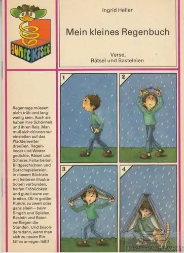 Buch: Mein kleines Regenbuch, Heller, Ingrid. Bunte Kiste, 1988, gebraucht, gut