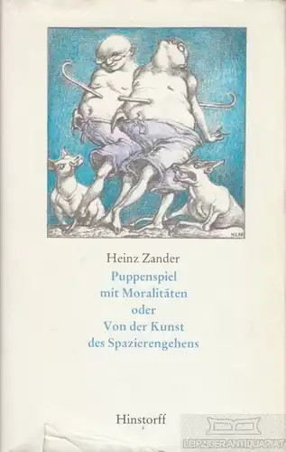 Buch: Puppenspiel mit Moralitäten, Zander, Heinz. 1989, Hinstorff Verlag