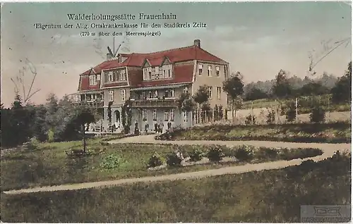 AK Walderholungsstätte Frauenhain. ca. 1928, Postkarte. Ca. 1928, gebraucht, gut