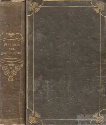 Buch: Gedichte, Freiligrath, Ferdinand. 1841, J. G. Cotta'scher Verlag