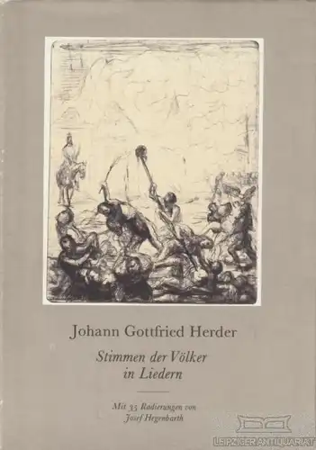 Buch: Stimmen der Völker in Liedern, Herder, Johann Gottfried. 1978 85913