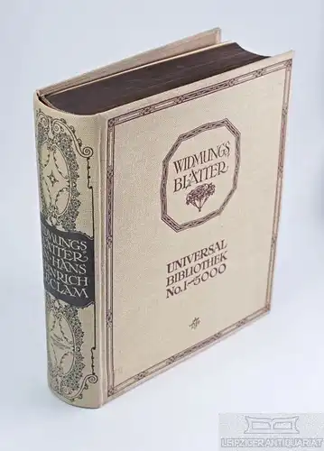 Buch: Widmungsblätter an Hans-Heinr. Reclam. 1909, Verlag Philipp Reclam jun