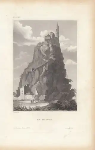 St. Michel. aus Meyers Universum, Stahlstich. Kunstgrafik, 1850, gebrauch 267063