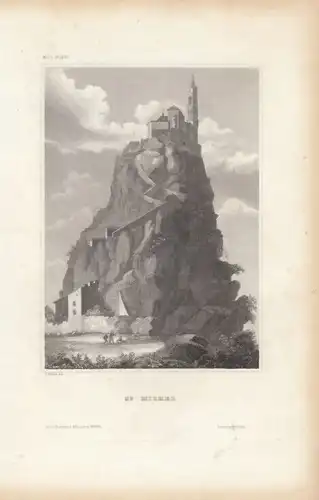 St. Michel. aus Meyers Universum, Stahlstich. Kunstgrafik, 1850, gebraucht, gut