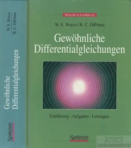 Buch: Gewöhnliche Differentialgleichungen, Boyce, W. E. / DiPrima, R. C. 1995