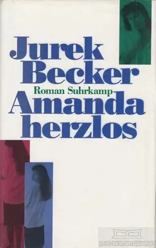 Buch: Amanda herzlos, Becker, Jurek. 1992, Suhrkamp Verlag, Roman
