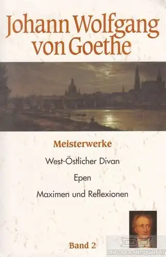 Buch: Meisterwerke Band 2, Goethe, Johann Wolfgang von. 1999, gebraucht, gut