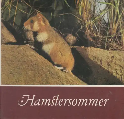 Buch: Hamstersommer, Massny, Helmut. 1988, Rudolf Arnold Verlag, gebraucht, gut