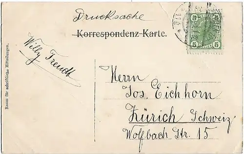 AK Wien. Maria Thersien-Monument. ca. 1903, Postkarte. Ca. 1903, gebraucht, gut