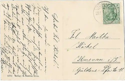 AK Gruß vom Genesungsheim Niederndorf. ca. 1910, Postkarte. Serien Nr, ca. 1910