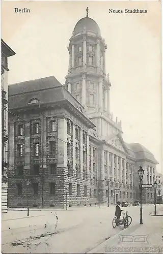 AK Berlin. Neues Stadthaus. ca. 1913, Postkarte. Ca. 1913, gebraucht, gut