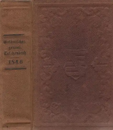 Buch: Gothaisches Genealogisches Taschenbuch 1846. 1846, Justus Perthes