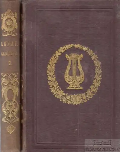 Buch: Gedichte, Lenau, Nikolaus. 2 Bände, 1846, J. G. Cotta´scher Verlag