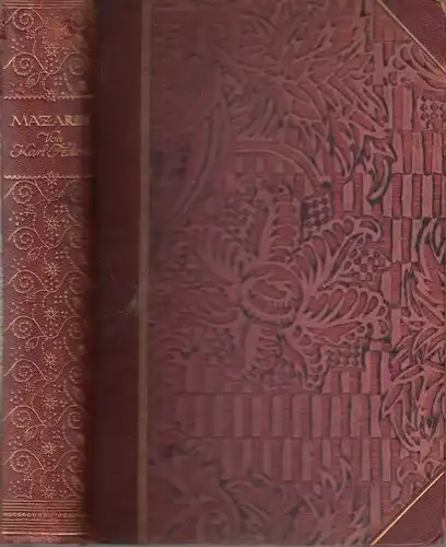 Buch: Mazarin, Federn, Karl. 1922, Georg Müller, gebraucht, mittelmäßig