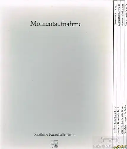 Buch: Momentaufnahme, Zeuch-Wiese, Ilona. 4 Bände, 1987, Druck: H. Heenemann