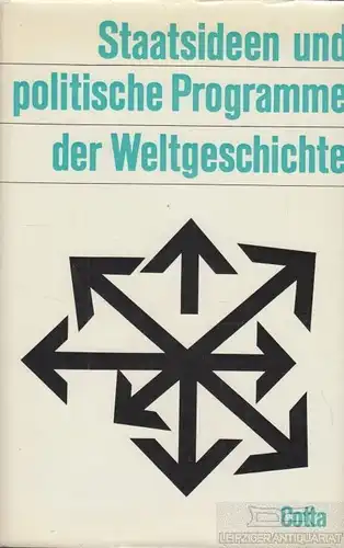 Buch: Staatsideen und politische Programme der Weltgeschichte, Bouthoul, Gaston