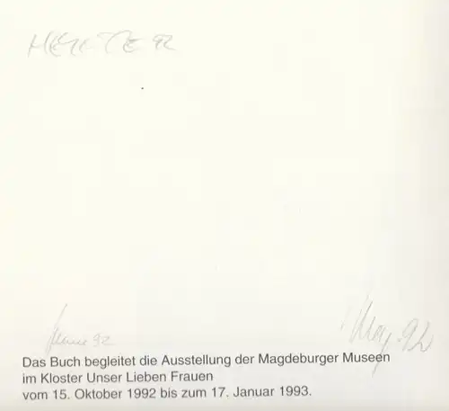 Buch: Kloster Unser Lieben Frauen, Heinze. 1992, gebraucht, sehr gut