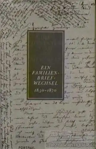 Buch: Die Fontanes und die Merckels, Fontane, Theodor,W. v. Merckel. 2 Bände