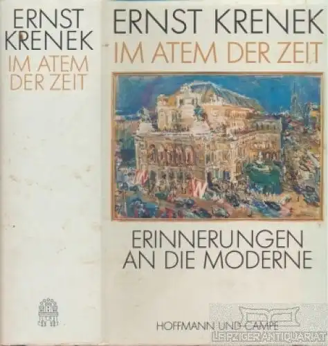 Buch: Im Atem der Zeit, Krenek, Ernst. 1998, Hoffmann und Campe Verlag