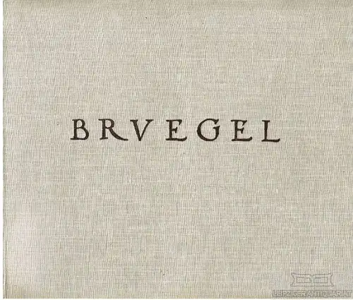 Buch: Das große Bruegel-Werk, Glück, Gustav. 1963, Verlag Anton Schroll & Co