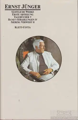 Buch: Tagebücher V / Strahlungen IV, Jünger, Ernst. 1982, Klett-Cotta Verlag