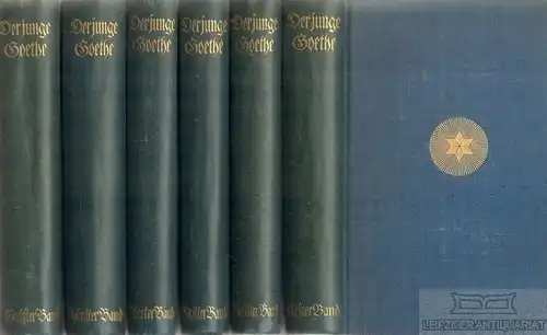 Buch: Der junge Goethe, Morris, Max. 6 Bände, 1909 ff, Insel Verlag