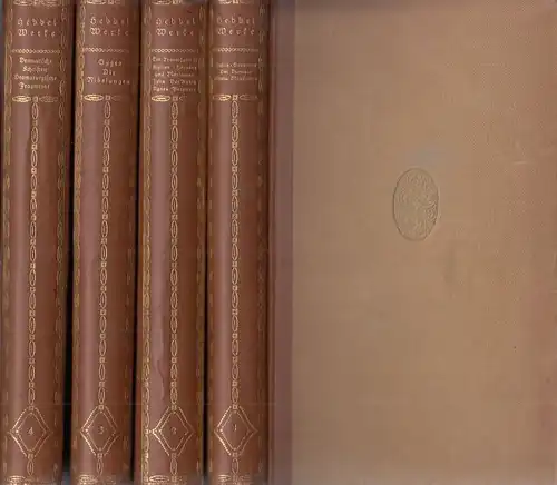 Buch: Hebbels dramatische Werke in vier Bänden, Hebbel, Friedrich, Tempel  69565