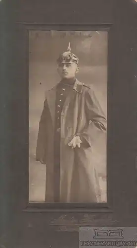 Fotografie Herzfeld - Portrait Paul Krause - Mann in Uniform, Fotografie. 1909