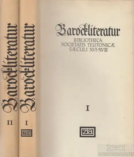 Buch: Bibliographie zur Barockliteratur I+II, Krocker, Ernst. 2 Bände, 1971