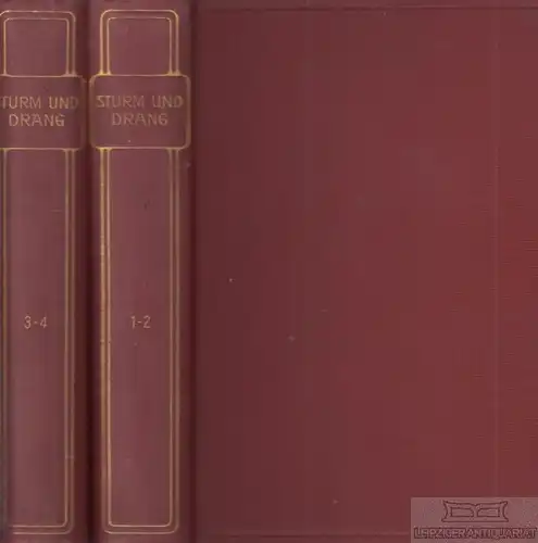 Buch: Sturm und Drang, Freye, Karl. 2 Bände, Bongs goldene Klassikerbibliothek