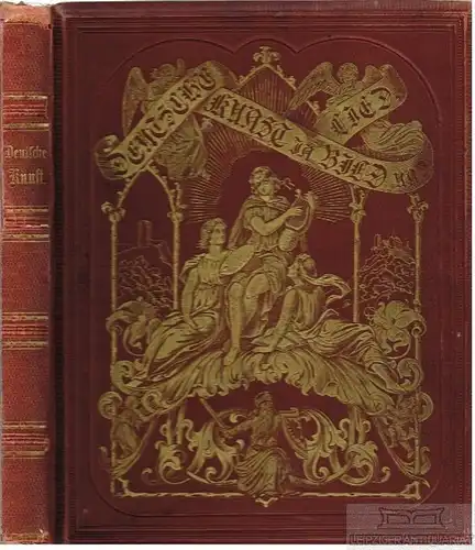 Buch: Deutsche Kunst in Bild und Lied - 19. Jahrgang 1877, Traeger, Albert. 1877