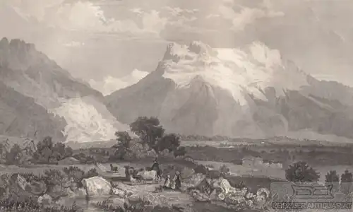 Die Jungfrau. aus Meyers Universum, Stahlstich. Kunstgrafik, 1850
