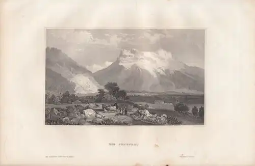 Die Jungfrau. aus Meyers Universum, Stahlstich. Kunstgrafik, 1850