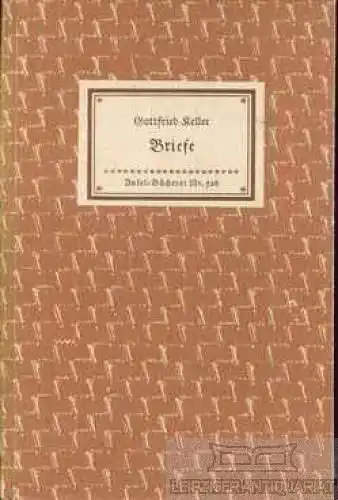 Insel-Bücherei 528, Briefe, Keller, Gottfried. 1952, Insel-Verlag
