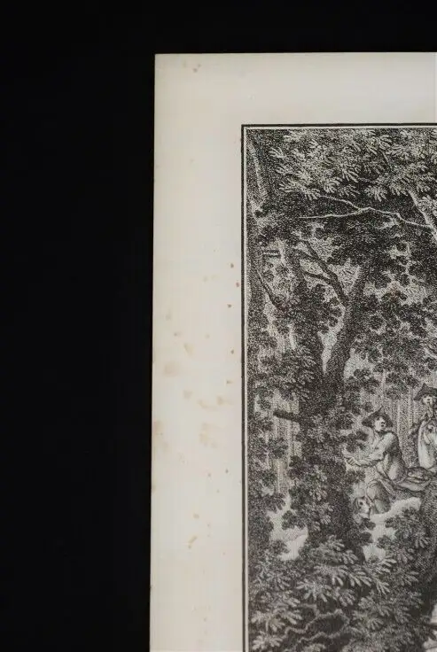 Kupferstich: Die Par force Jagd 4ter und letzter Theil, Ridinger, Johann Elias 3