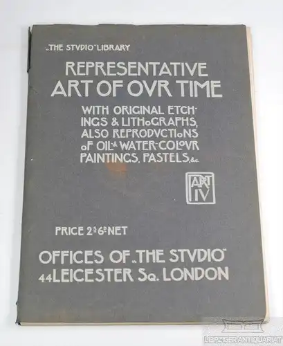 Buch: Representative Art of our Time - Part IV, Holmes, Charles. 1903