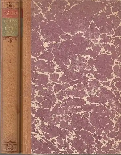 Buch: Meister Franz Rabelais der Arzeney Doctoren..., 2 Bände, Rabelais, 1923