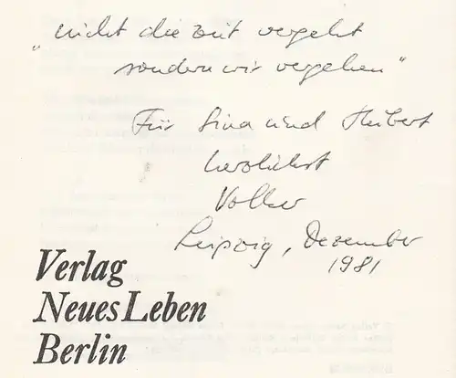 Buch: Poesiealbum 168, Ebersbach, Volker. Poesiealbum, 1981, Verlag Neues Leben