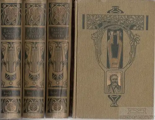 Buch: Sämtliche Werke von Fritz Reuter, Reuter, Fritz. 8 in 4 Bände