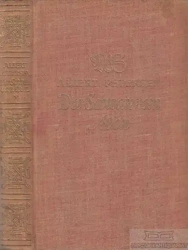 Buch: Der Schwan vom Avon, Petersen, Albert, Deutsche Hausbücherei