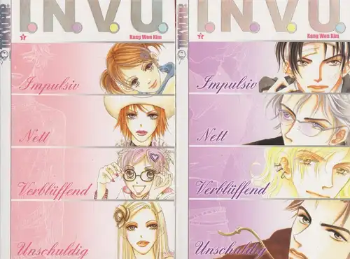 2 Mangas: I.N.V.U. Nr. 1+2, Kang Won Kim, 2004/05, Tokyopop Verlag, Manga, Anime