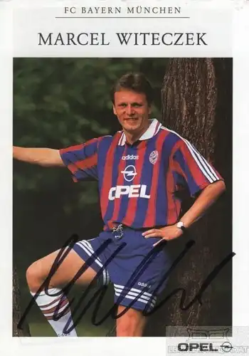 Marcel Witeczek Autogrammkarte. Signiert. FC Bayern München, gebraucht, gut