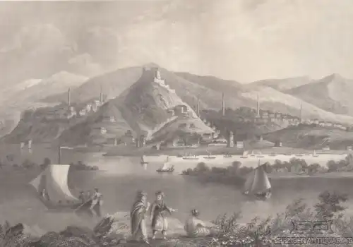 Sistow in Bulgarien. aus Meyers Universum, Stahlstich. Kunstgrafik, 1850