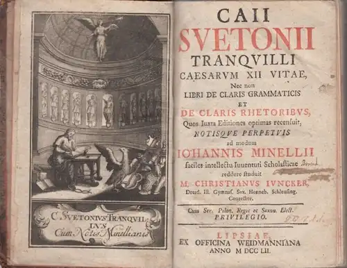 Buch: Caii SvetoniiTranquilli Caesarum XII.Vitae, Nec non Libri de... Minelli