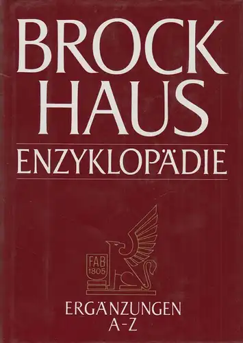 Buch: Brockhaus Enzyklopädie Band 30 - Ergänzungen A-Z, 1996, F. A. Brockhaus