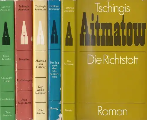 Buch: Werke in Einzelbänden - 5 Bände, Aitmatow, Tschingis. 5 Bände, 1976 ff